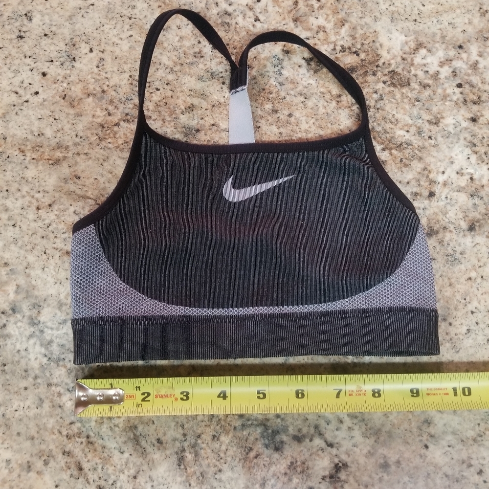 Nike PRO Cheer Cheerleading SPORTS BRA Crop Top bl